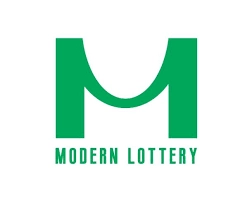 Modern lottery logo